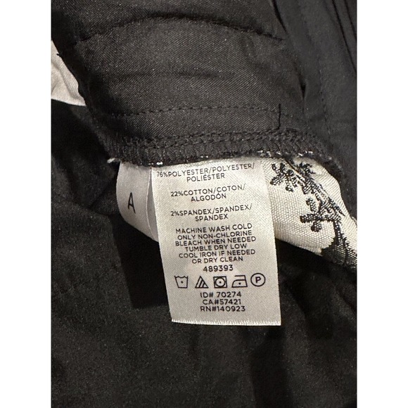 LOFT Women’s Sz 6P Marisa Pants Embroidered Jacquard Flowers Pencil Ankle - Picture 11 of 12